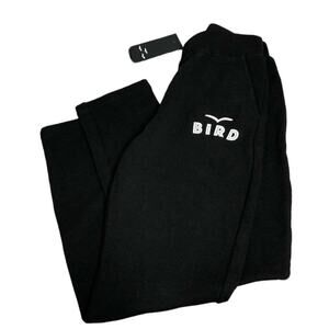 NWT Bird by Lazypants Black Logo Sweatpants Size XSmall